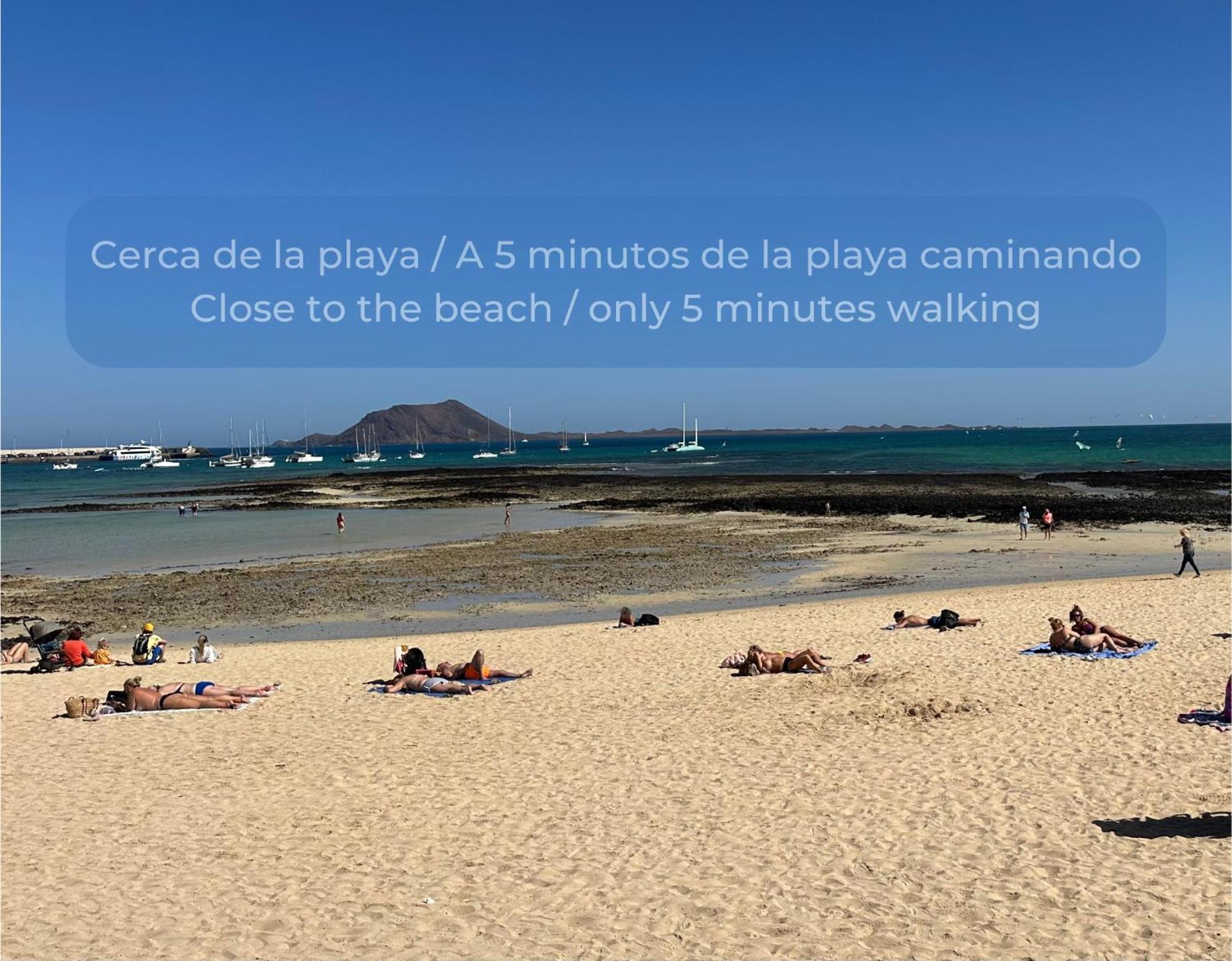 Maracuya Con Piscina, Terraza, Smart Tv, Cocina Completa Y Wifi Leilighet Corralejo Eksteriør bilde